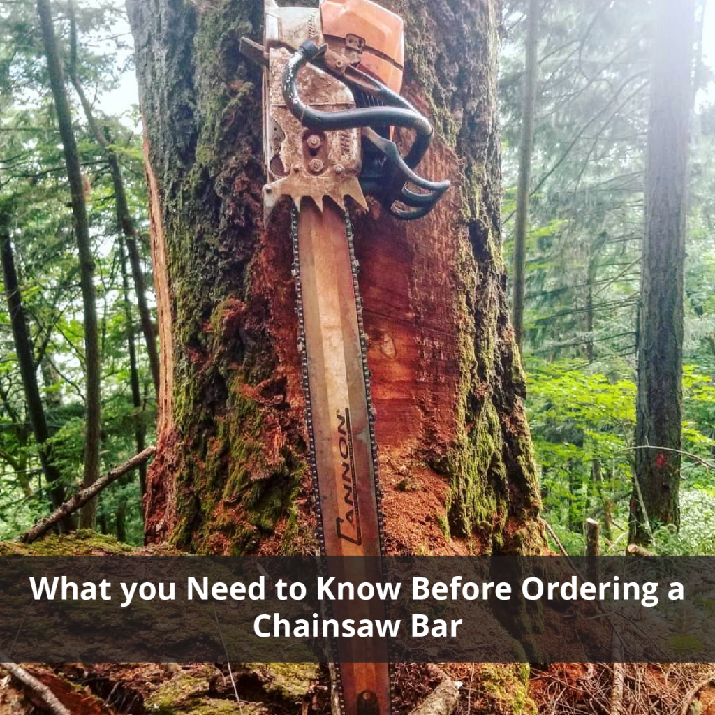 What you Need to Know Before Ordering a Chainsaw Bar